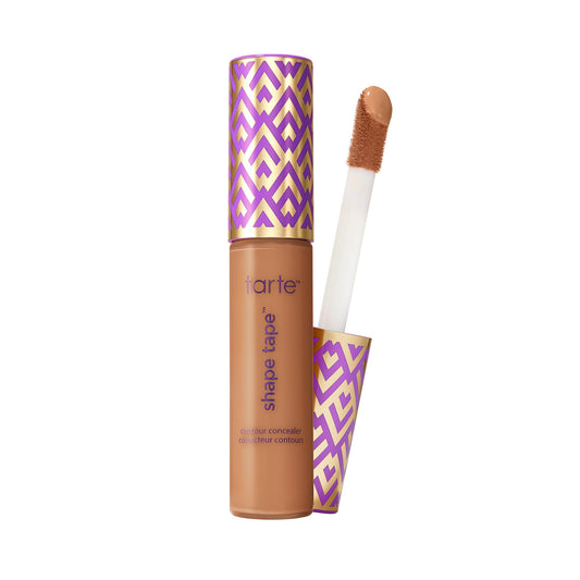 tarte shape tape concealer – Full-Coverage Creaseless Soft Matte Finish, Brightening Under-Eye & Face Makeup, 16hr Longwear, Vegan & Cruelty-Free, full size, 38N medium-tan neutral