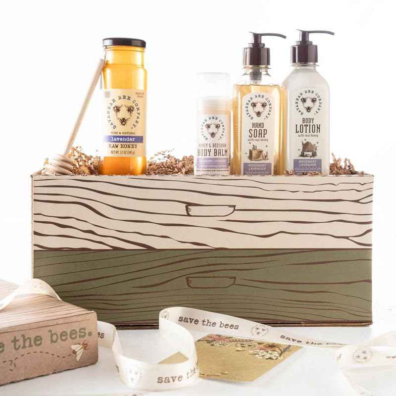 Savannah Bee Company Rosemary Lavender Body Balm - Deep Moisturizing Mess Free Body Balm