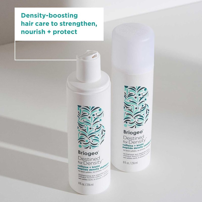 Briogeo Density Shampoo & Conditioner Duo - Caffeine & Biotin for Thicker, Voluminous Hair | Sulfate-Free, Vegan