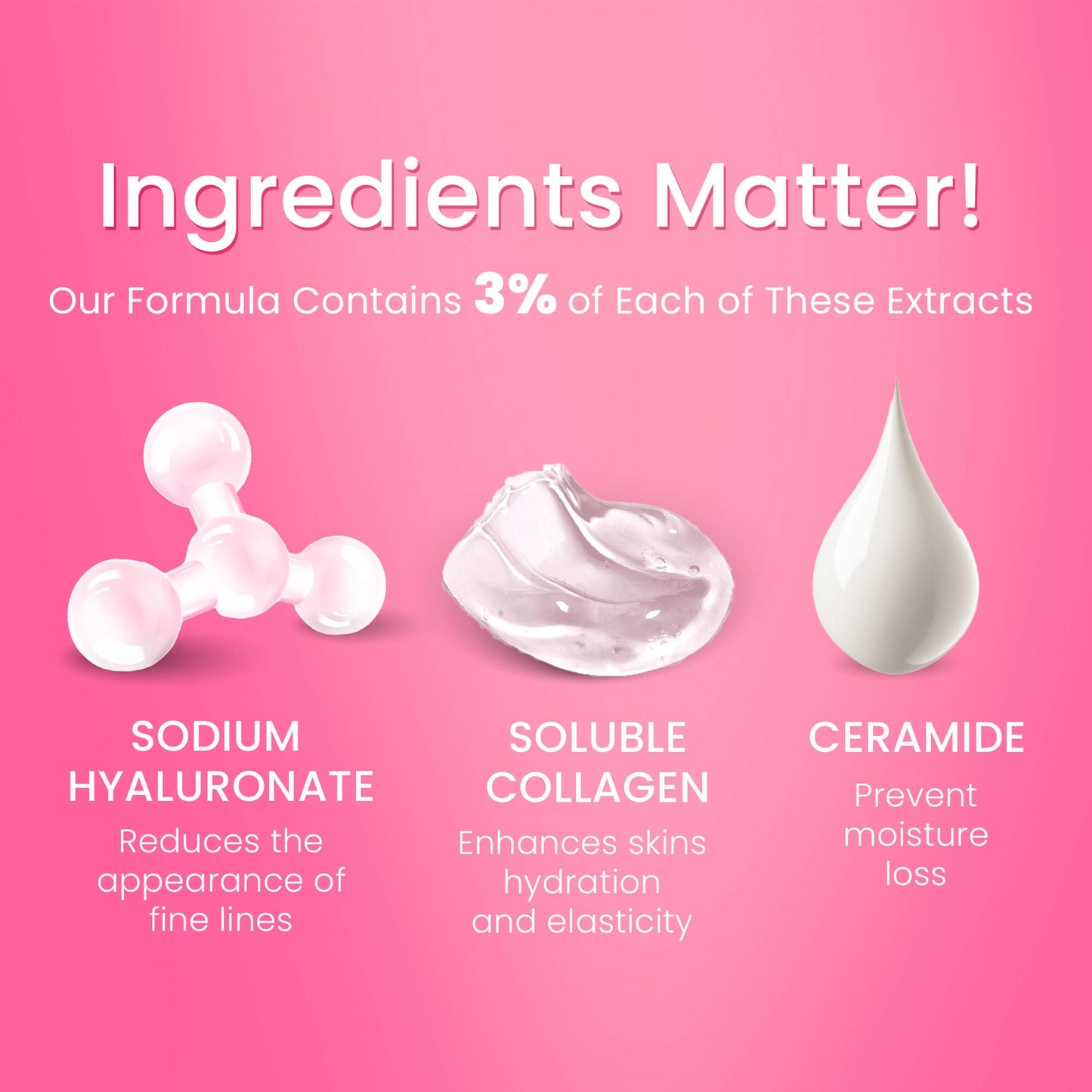 Conductive Gel – Collagen, Ceramide and Hyaluronic Acid, This Gel Primer works as a Face Mask too, Nutrient Dense Ingredients, Many Extracts Imported from Korea. Perfect for Your Microcurrent Device
