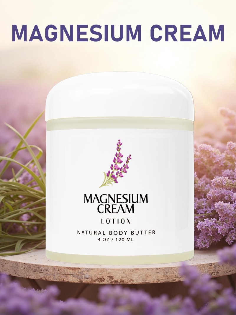 HUSPUR Magnesium Cream, Magnesium Lotion with Arnica, Soothing Relaxation with Natural Magnesium Ingredients Hydrating & Nourishing for Joints, Apply to Before Bed,1 Pack
