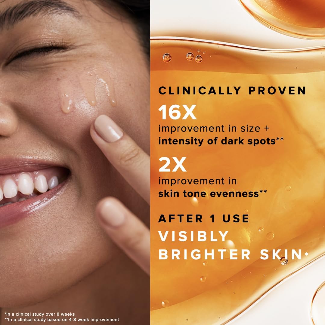 Farmacy 10% Vitamin C Serum for Face - Brightening Vitamin C Face Serum to Firm + Smooth Skin Texture - L Ascorbic Acid + Tangerine Peel Infused Skin Care to Hydrate and Even Skin Tone (30ml)