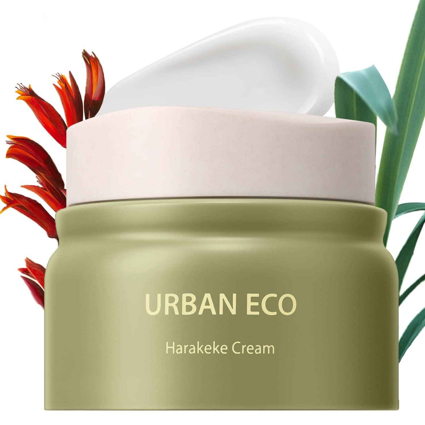 THESAEM Urban Eco Harakeke Cream 1.69oz. – Vegan Face Moisturizer with Harakeke Extracts and Hyaluronic Acid - Soft Melting Texture Facial Cream for Hydration and Intense Nourishment