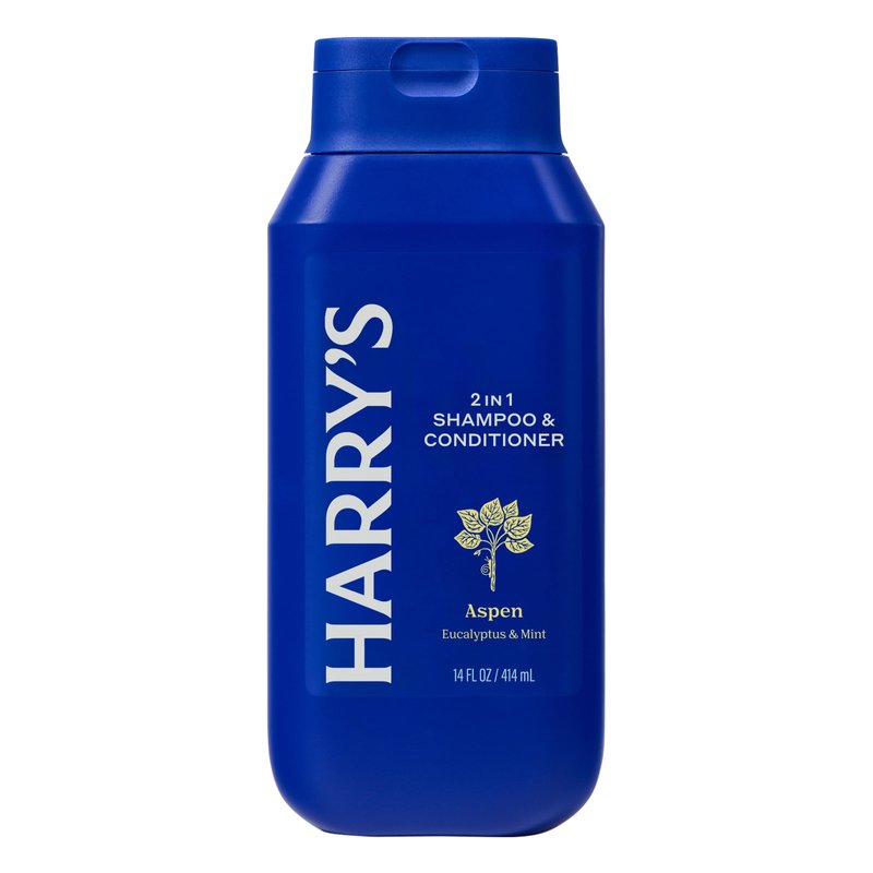 Harry's Men's 2 in 1 Shampoo and Conditioner for All Hair Types - Aspen Scent - (3 Pack) 14 fl oz - No Parabens or Sulfates