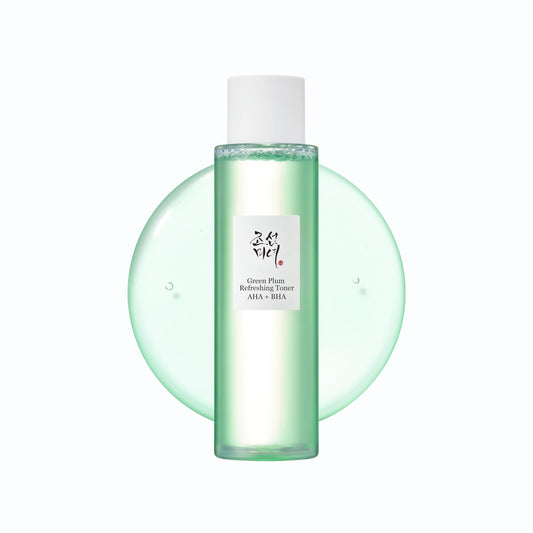 Beauty of Joseon Green Plum AHA BHA Toner Refreshing Facial Essence Moisturizer Mild Exfoliating Salicylic Acid for All Skin Types, Korean Skin Care for Men Women 150ml 5.27 fl.oz