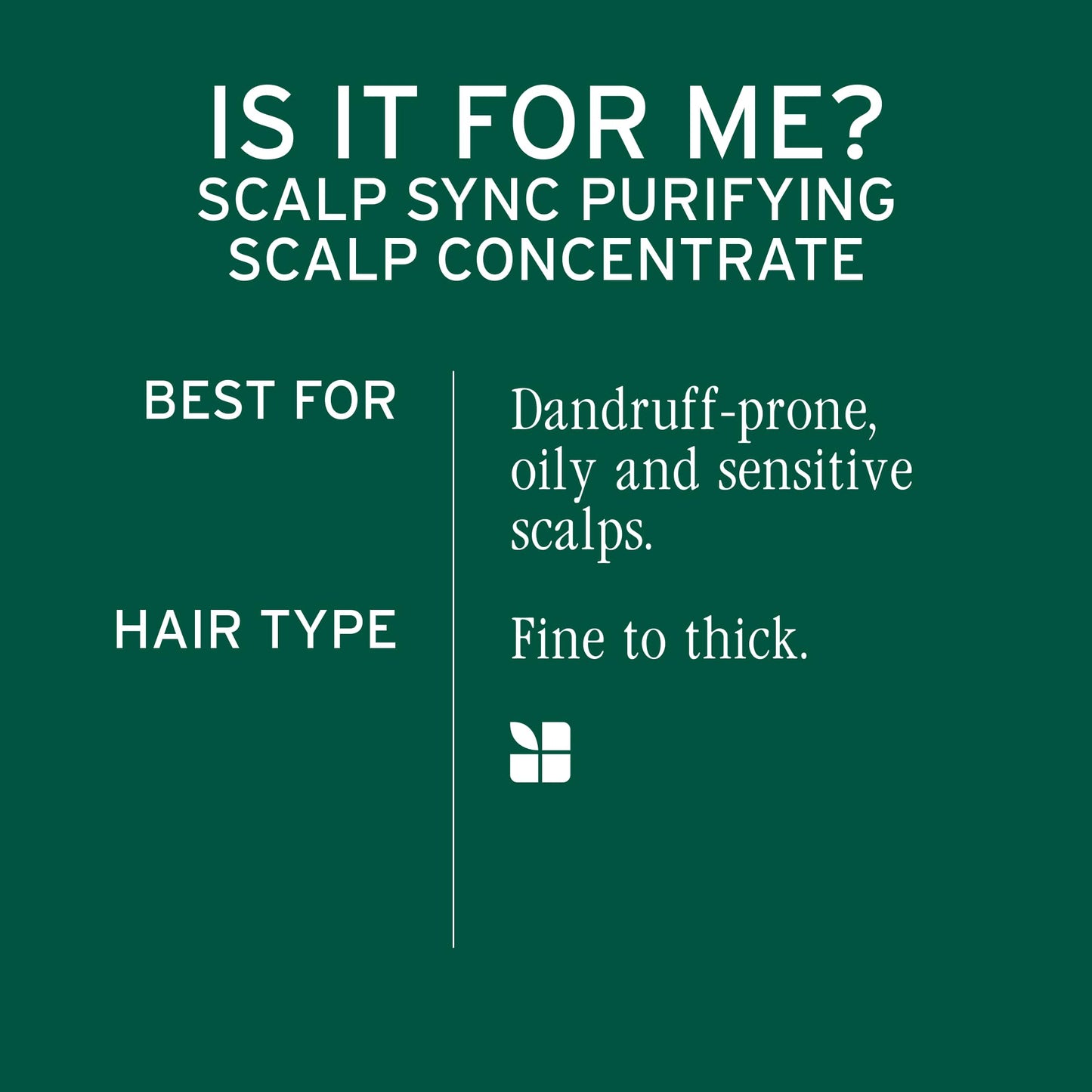 Biolage Scalp Sync Purifying Concentrate - For All Scalp Types, Exfoliating & Clarifying Treatment, Removes Buildup, Refreshing & Reinvigorating, Fermented Tea Blend & Glycolic Acid