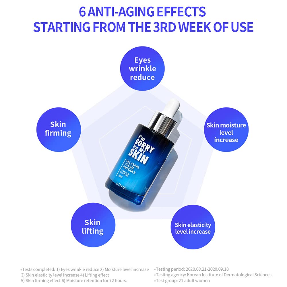 Relaxing Skin Cream Ampoule - Soothing Hydration for All Skin Types