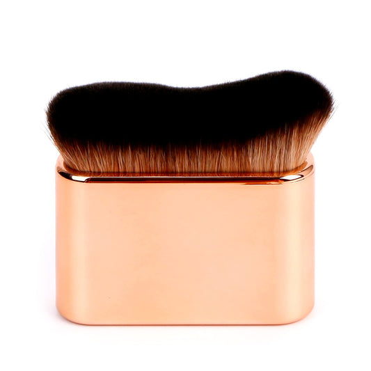 Yoseng Self Tan Brush - Rose Gold Kabuki Brush for Body, Face & Hands - Vegan, Streak-Free Application, Multi-Use for Self Tanner, Sunscreen, Body Lotion