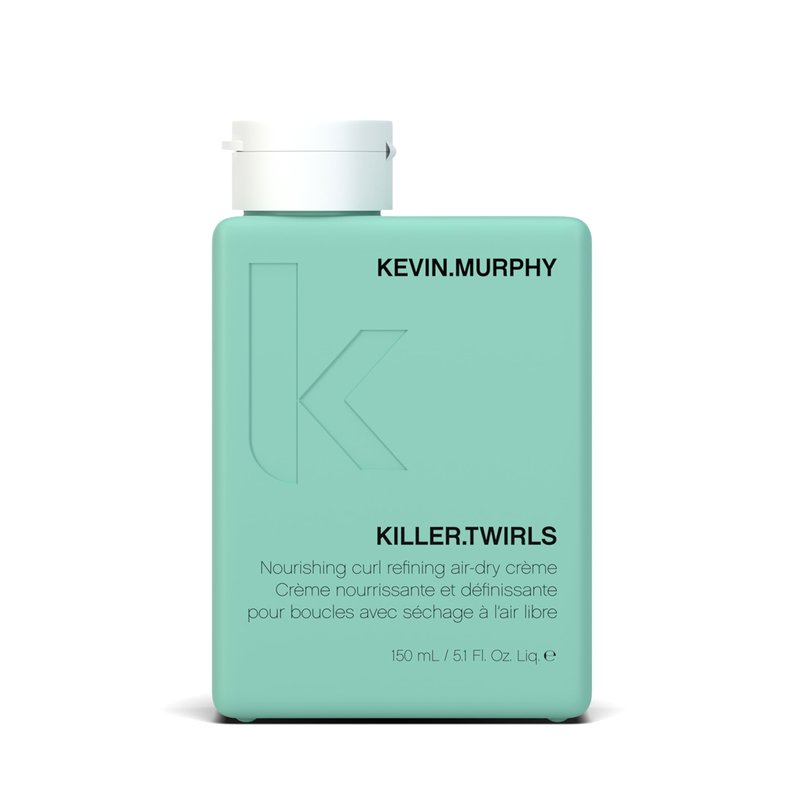 KEVIN.MURPHY KILLER.TWIRLS - Curl Defining Creme - Hydrates & Refines - For Naturally Curly & Permed Hair - Humidity Resistant Hair Care - With Organic Oat Milk & Shea Butter - 150 mL / 5.1 fl oz