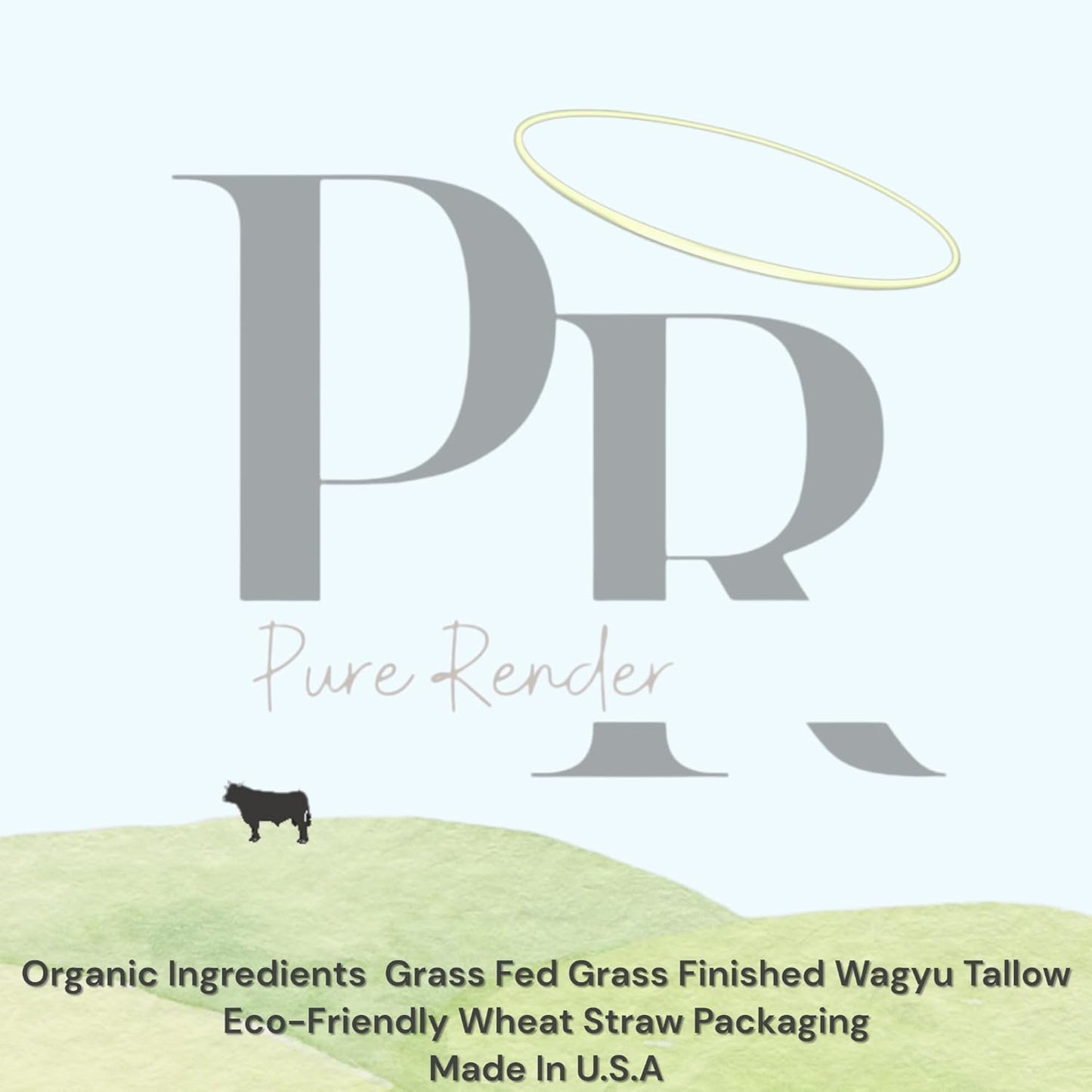 Grass Fed Tallow Sunscreen - Organic SPF 50 Skincare with Wagyu Tallow | Made in USA