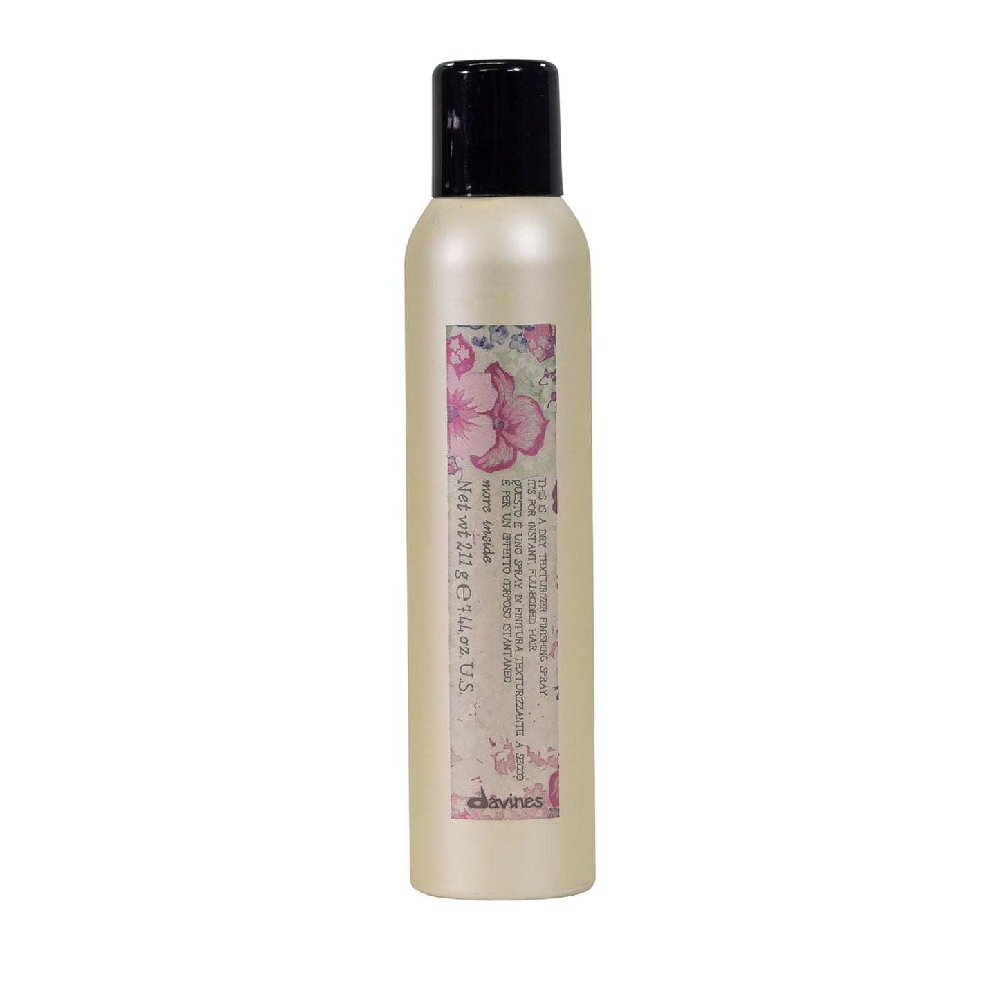 Davines Dry Texturizer Spray - Medium Hold Instant Volume & Texture | Refreshing & Reworkable, 8.45 Fl Oz