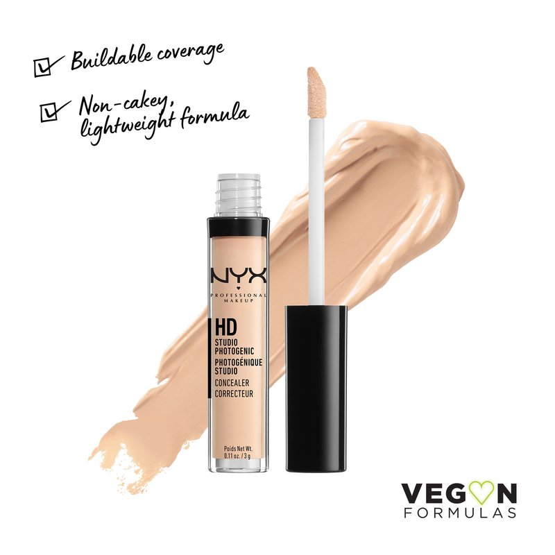 NYX PROFESSIONAL MAKEUP HD Studio Photogenic Concealer Wand, Medium Coverage - Green