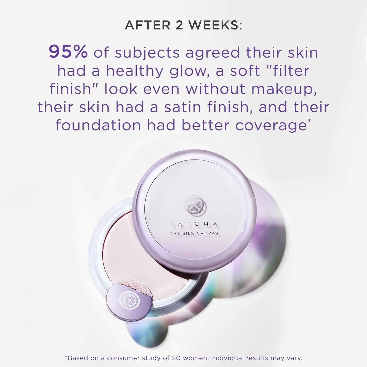 Tatcha The Silk Canvas Poreless Primer - Instantly Perfects Skin | 20g | 0.7 oz