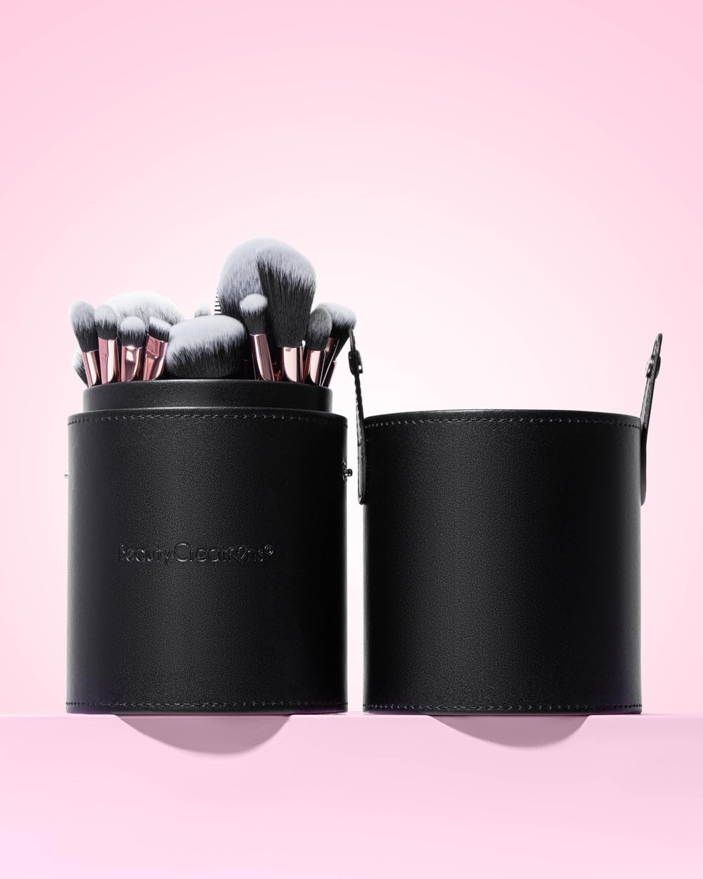 24 Piece Brush Set with Matching Travel Case Container (Unbothered)