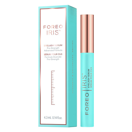 FOREO IRIS Eyelash Serum - Volume, Protection, Strength - Longer Lashes and Eyebrows - Concentrated Lash Serum for Eyebrow and Eyelash Growth- Phytokeratin, Arginine & HA - Fragrance Free - 0.15 fl.oz