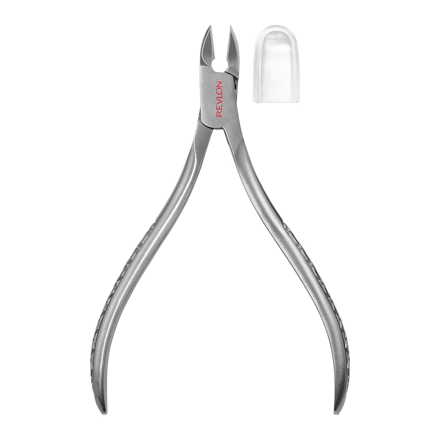 Revlon Cuticle Nipper - Precision Stainless Steel Manicure Tool for Nail Care | Easy-Squeeze Design, 1 Count