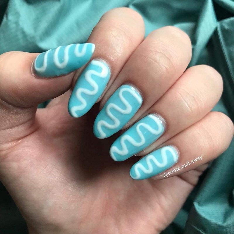 AIMEILI Blue Gel Nail Polish - No Wipe Matte Finish | Long-Lasting & Quick-Drying