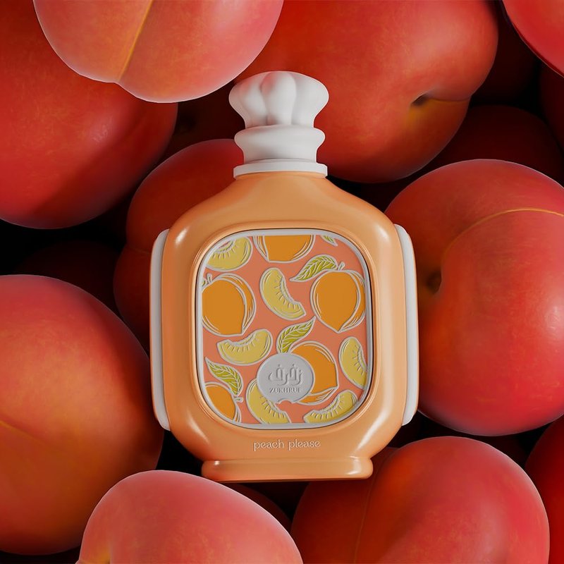 Zukhruf Peach Please Unisex Eau De Parfum - 3.4 Fl. Oz | Long-Lasting Fragrance