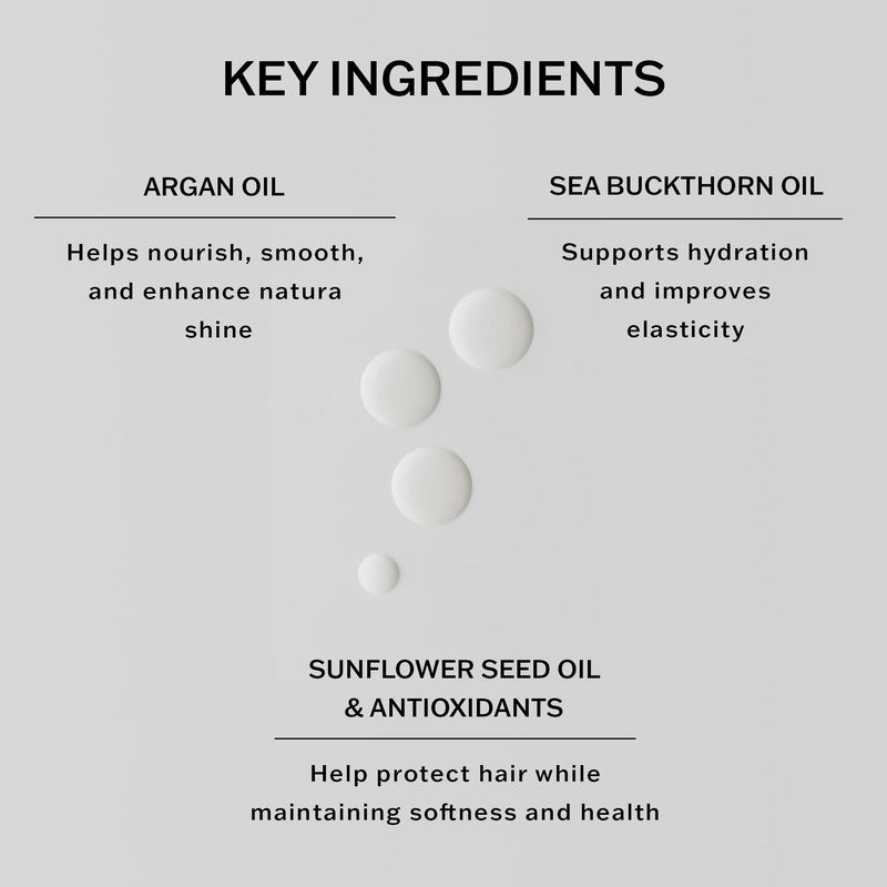 SACHAJUAN Intensive Hair Oil | Lightweight Nourishing Oil for Shine, Smoothness & Frizz Control | Argan & Sea Buckthorn Oils for Moisture, Elasticity & Manageability | Paraben-Free | 1.7 oz