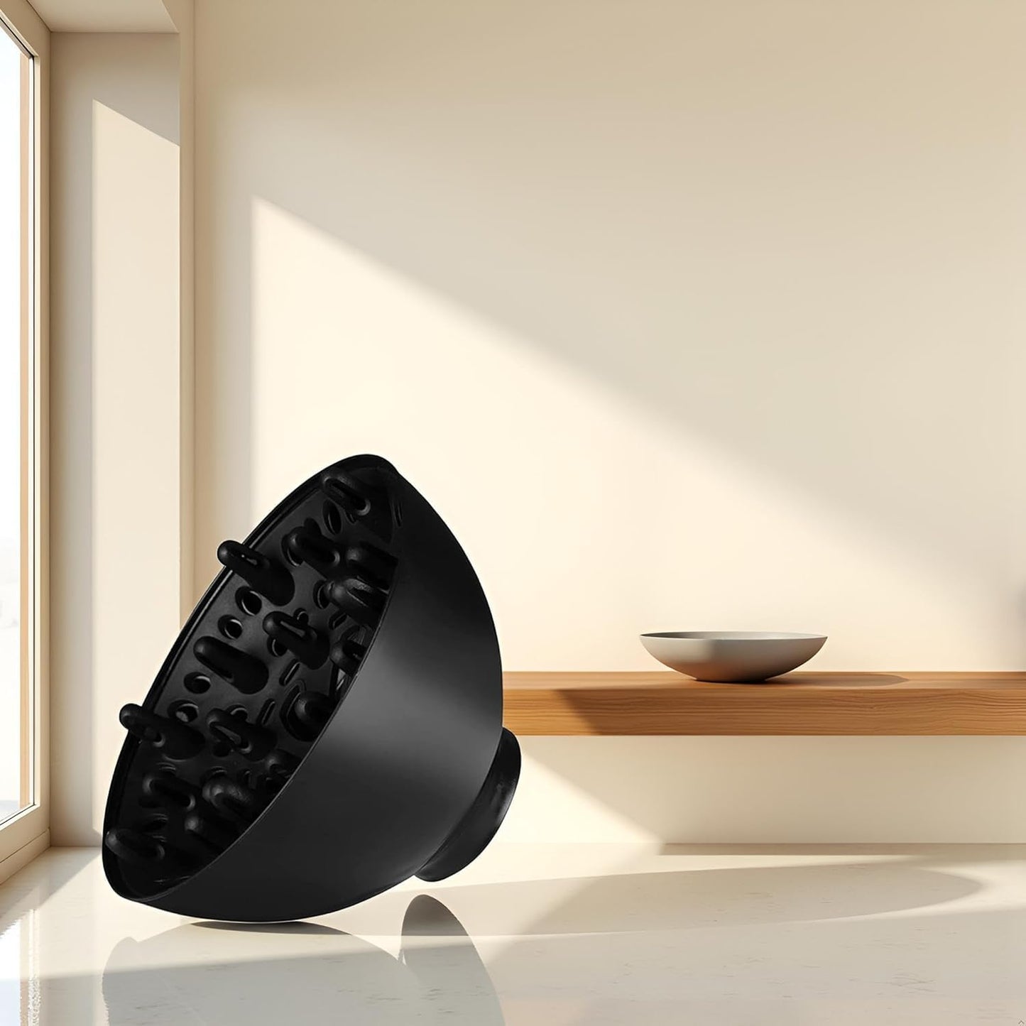 Universal Hair Dryer Diffuser Attachment for Curly Hair,Black Adaptable for Blow Dryers Diffuser Hair Universal for Curly Hair Care Dryer Diffusers Dryers and Styling Tools Appliances Accessories