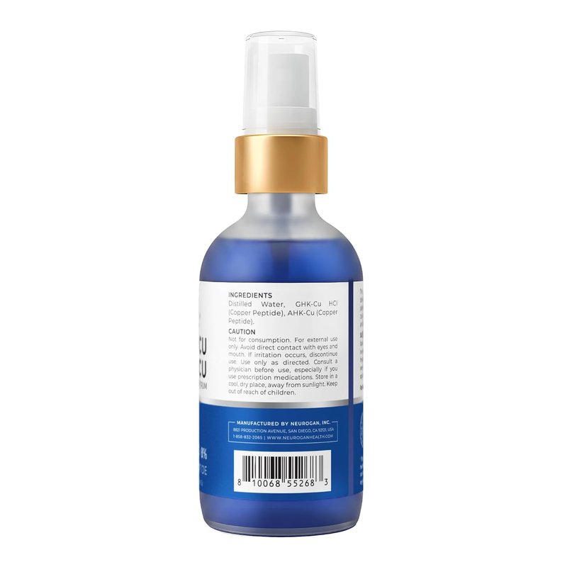 Neurogan GHK-Cu + AHK-Cu Hair Serum Pro - Lightweight Dual Copper Peptides Scalp Treatment | Daily Use