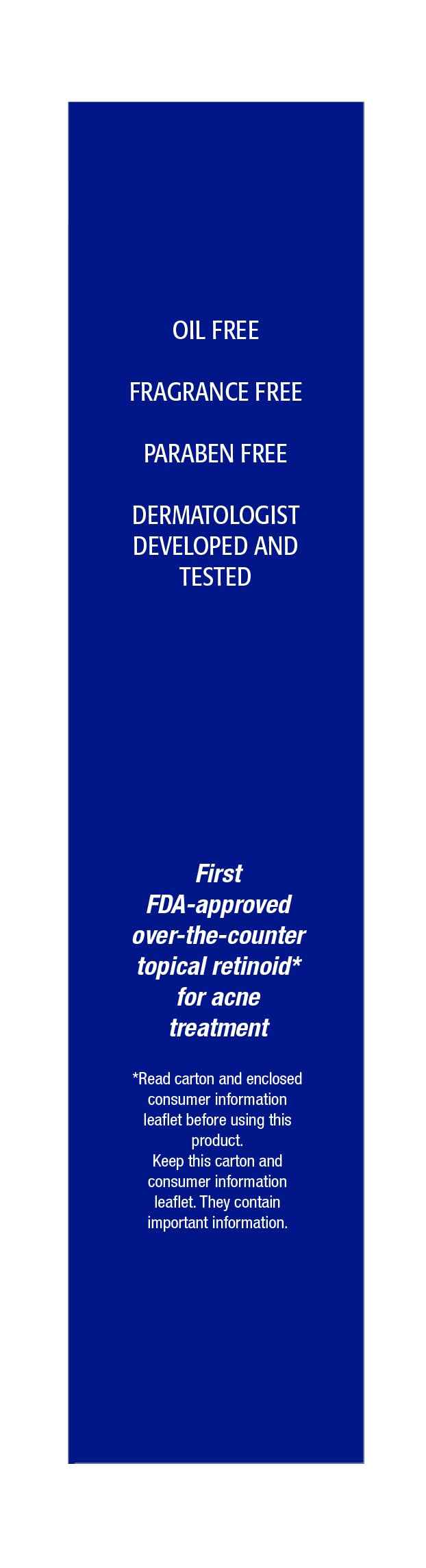 TARO Adapalene 0.1% USP Gel, Paraben Free, Retinoid Acne-Prone Facial Treatment for Sensitive Skin, Prescription Strenght (1.6)