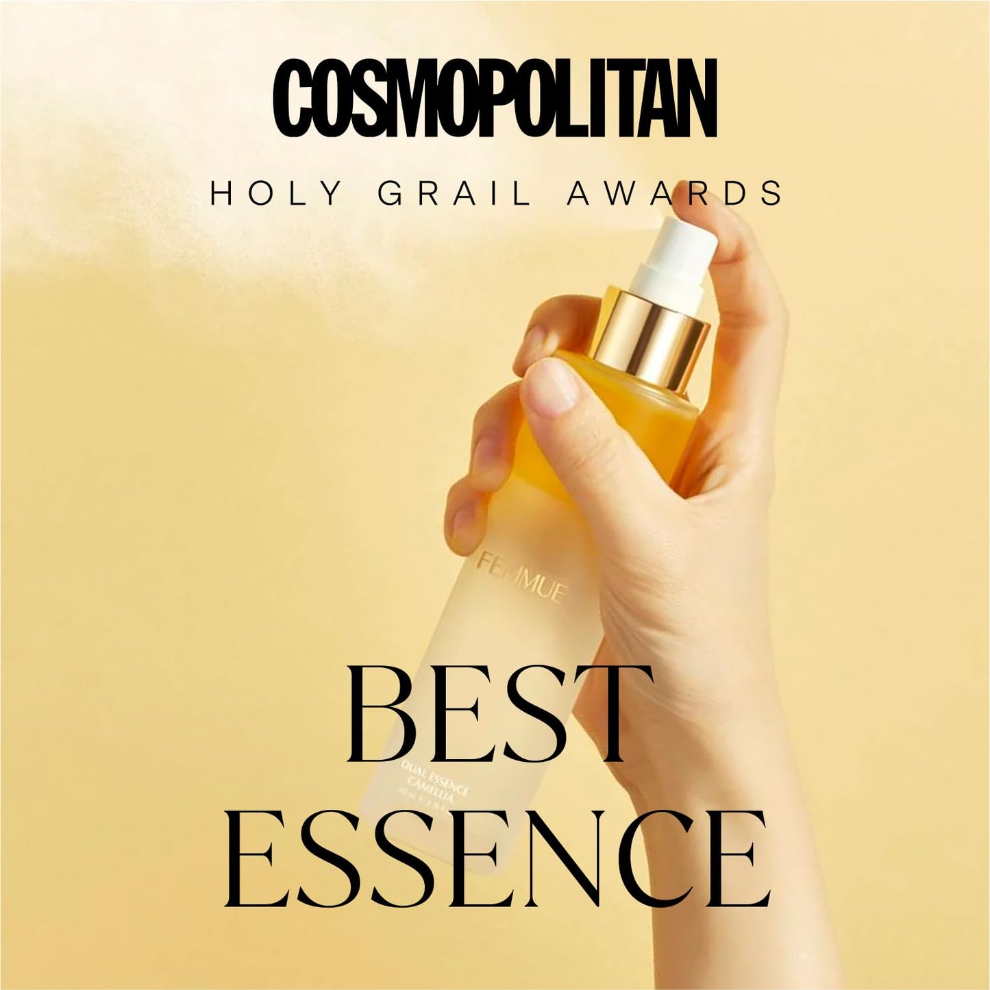 FEMMUE Dual Essence Camellia Hydrating Face Toner Mist (1.18 oz Travel Size) | Light & Refreshing Facial Moisturizer | Korean Skincare