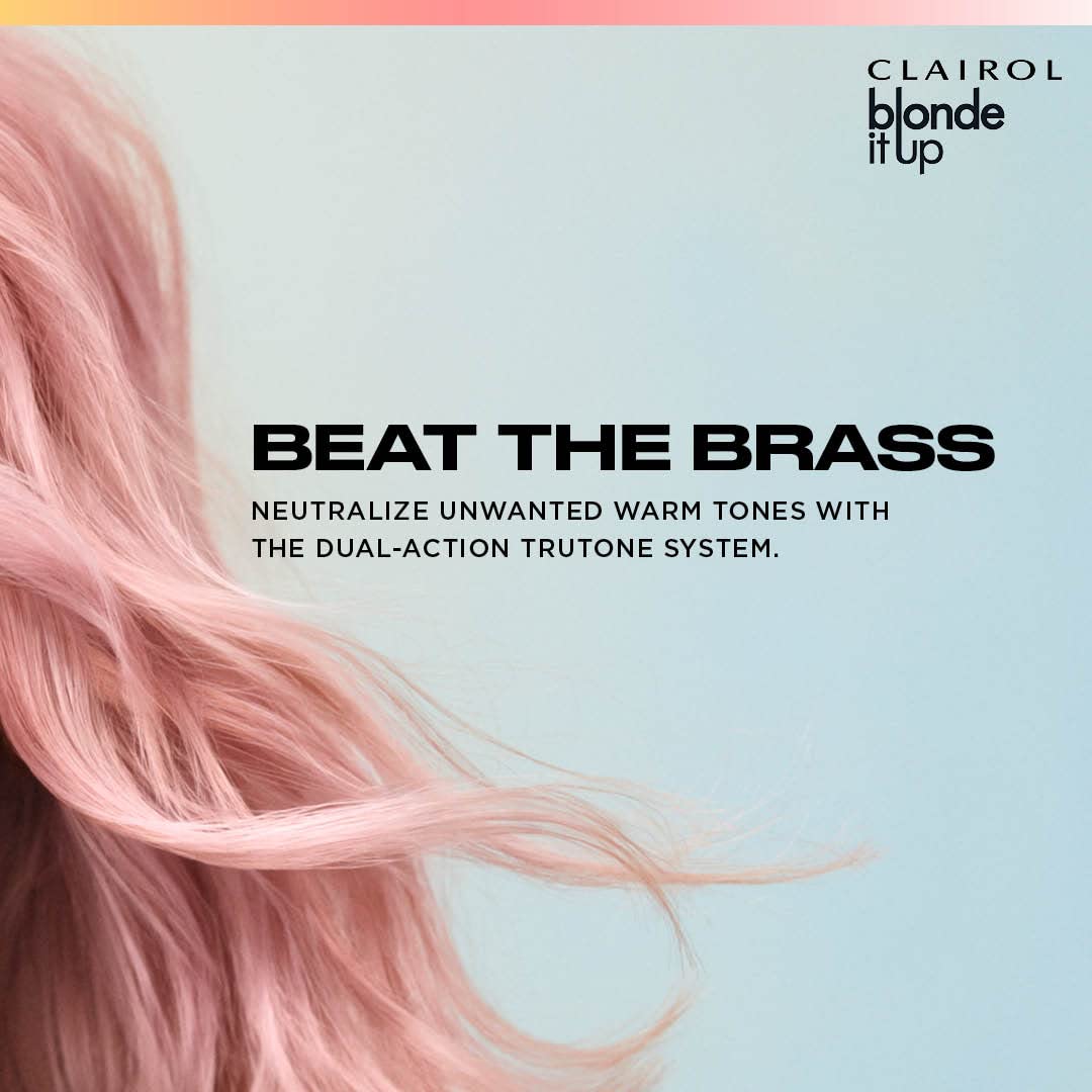 Clairol Blonde It Up Crystal Glow Toners Demi-Permanent Hair Dye, Luminous Pearl Hair Color | Ammonia Free | Add Pearlescent Tones to Pre-Lightened Shades | Neutralizes Warmth | Pack of 1