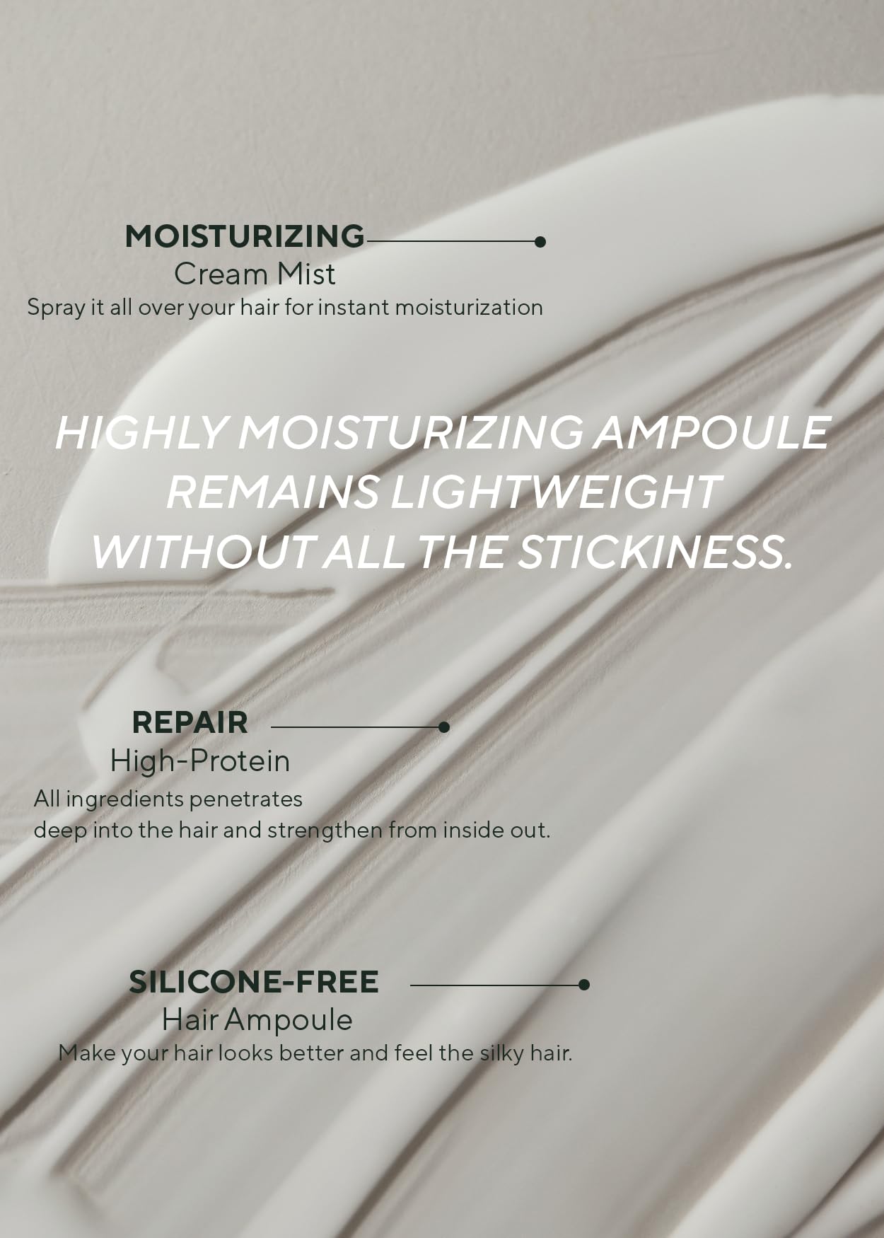 AROMATICA Quinoa Protein Hair Ampoule 3.38 fl. Oz - Vegan Protein Hair Growth Serum for Silky Hair | Nourishing Dry, Damaged Hair | Silicone Free