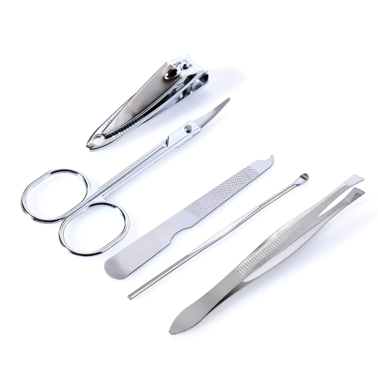 Spove Polka Dot Flip Flop Design Manicure Sets Spa Party Favor Nail Set Bulk 4 Kits with Gift Bag