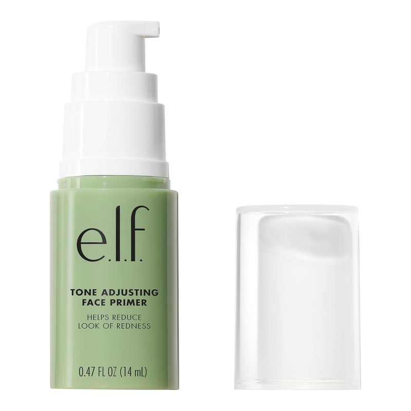 e.l.f. Tone Adjusting Face Primer - Neutralizes Uneven Skin Tones & Redness | Vegan & Cruelty-Free, Small Size