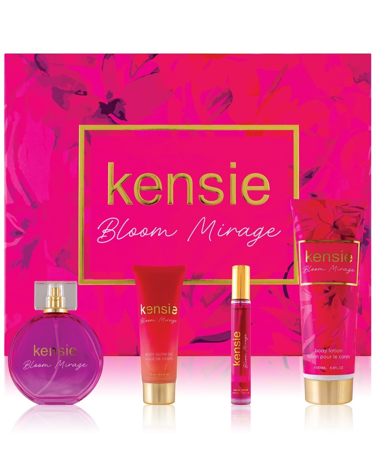 kensie Bloom Mirage EDP 4 Piece Gift Set, 3.4 fl. oz
