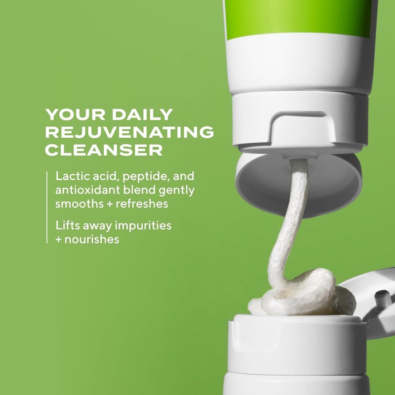 Murad Renewing Cleansing Cream - Age-Defying Face Wash with Lactic Acid & Vitamin E | Nourishes Dry Skin & Reduces Wrinkles