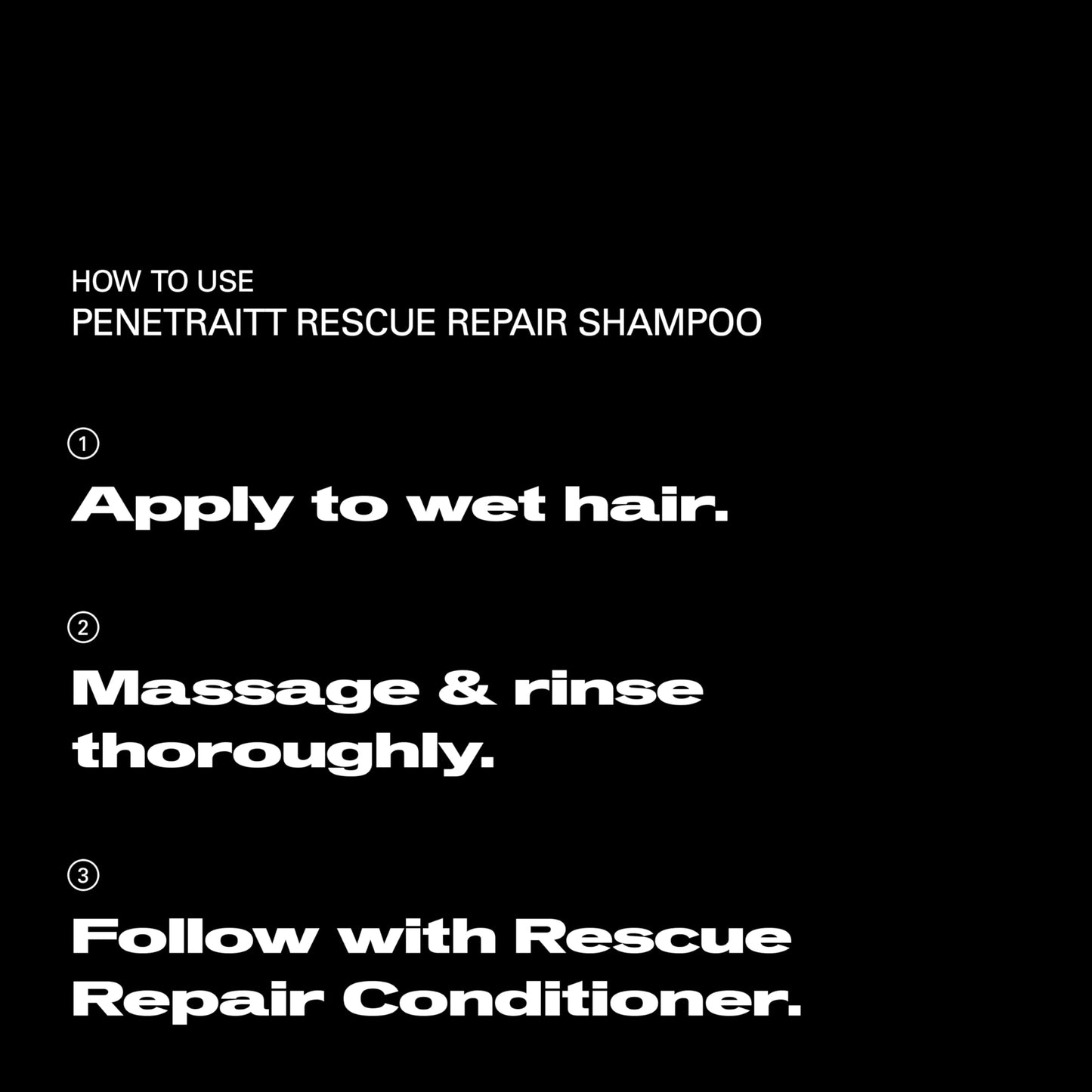 Sebastian Professional Penetraitt Rescue Repair Shampoo | Strengthening & Repair | For Damaged & Colored Hair | 33.8 fl oz | Packaging May Vary