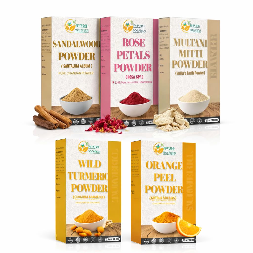 Sandalwood & Rose Petal Face Mask Powder Kit | 700g Natural DIY Skin Care