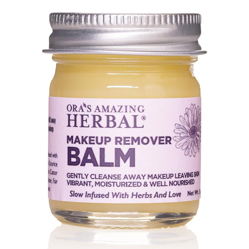 Ora's Amazing Herbal Makeup Remover Balm - Travel Size Cleansing Cream | Waterproof Makeup Removal, 1 oz