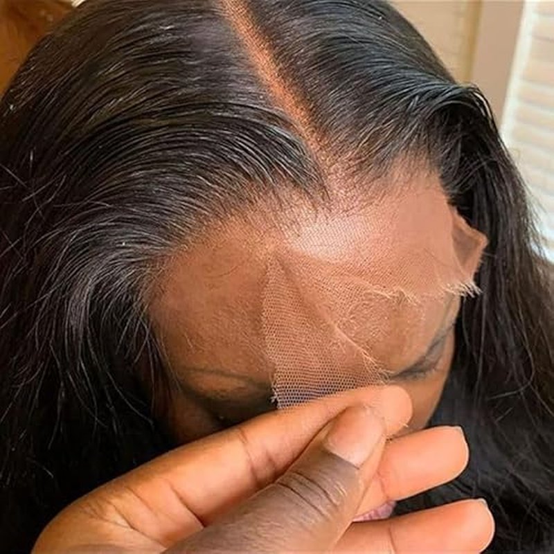 SKINLIKE Real HD Swiss Lace Closure Human Hair 5x5 Lace Closure with Clean Hairline Much More Density Full Cuticle Aligned Brazilian Human Hair Body Wave Style (22inch, HD BW 5x5 lace clsoure)