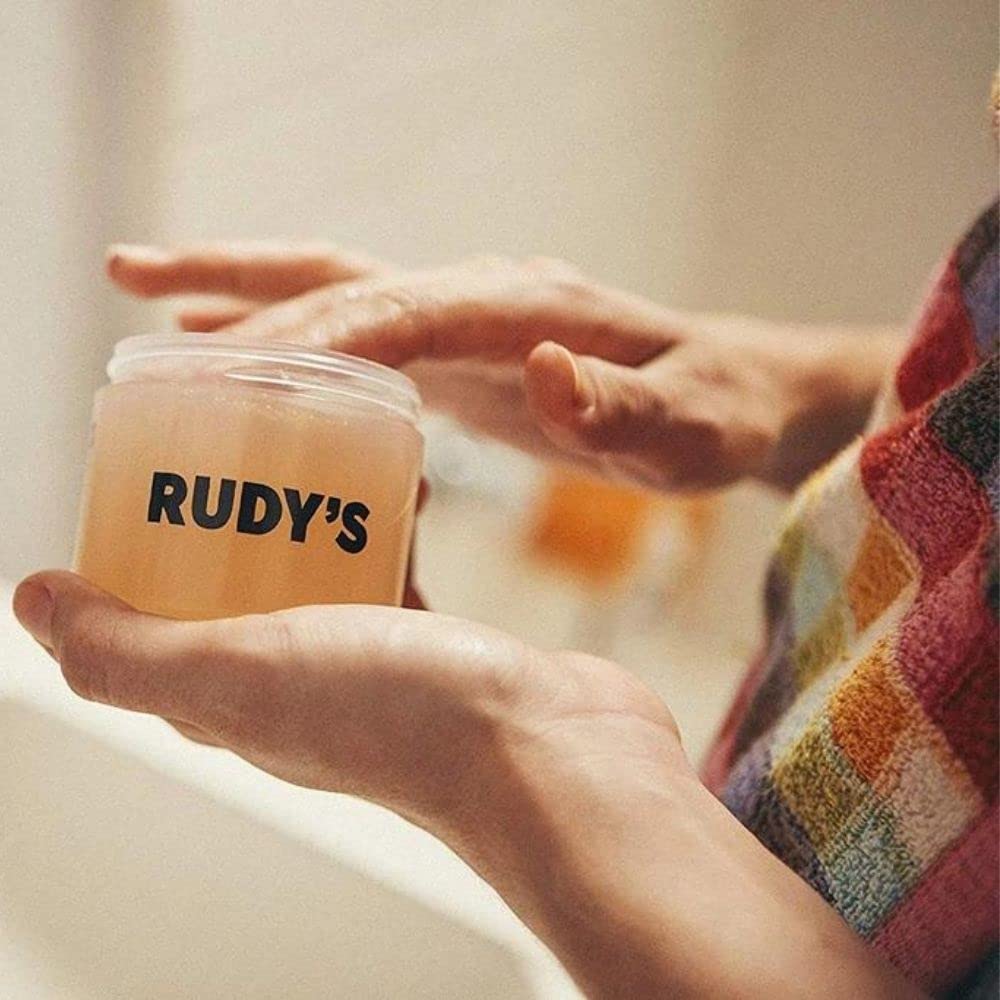RUDY's Shine Pomade - Frizz Control with Medium Hold, Non-Greasy - Paraben Free - for Curly or Textured Hair (4.8 oz)