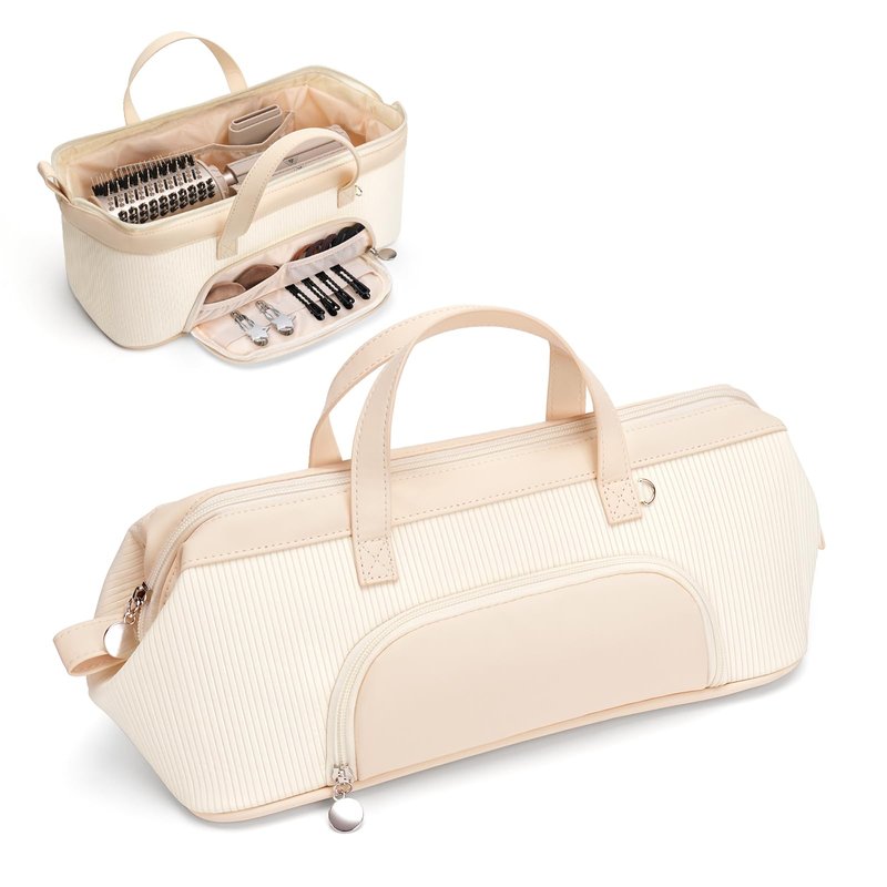Lotour Hair Tools Travel Case Bag for Shark HD430 FlexStyle/Dyson Airwrap Hair Dryer, Portable Travel Storage Organizer for Hair Attachments Waterproof