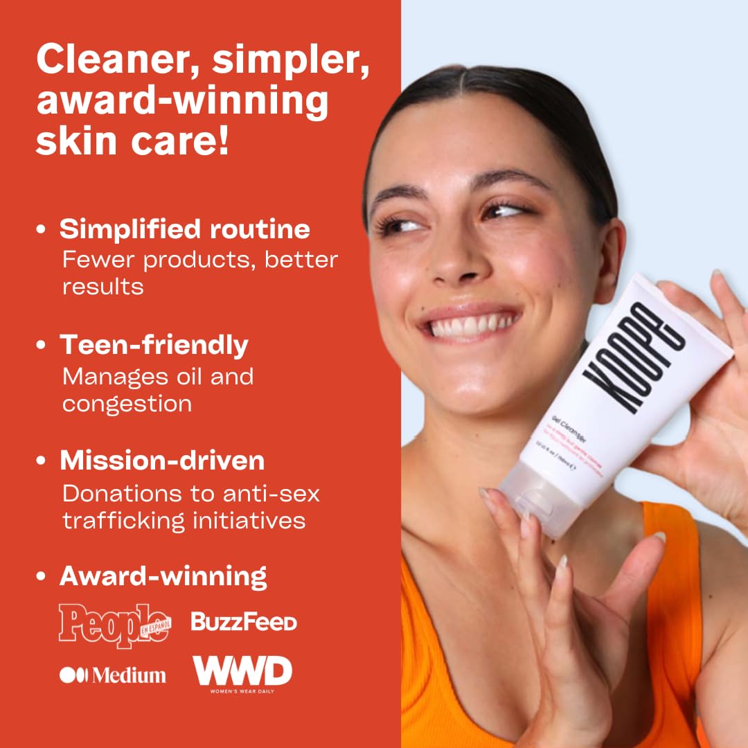Koope Middleweight Moisturizer Face Cream, For All Skin Types, Balanced Hydration with Hyaluronic Acid, Baobab Oil, Anti-Pollution Shield, Free of Parabens, Sulphates & Fragrances, Vegan, 1.69 FL OZ