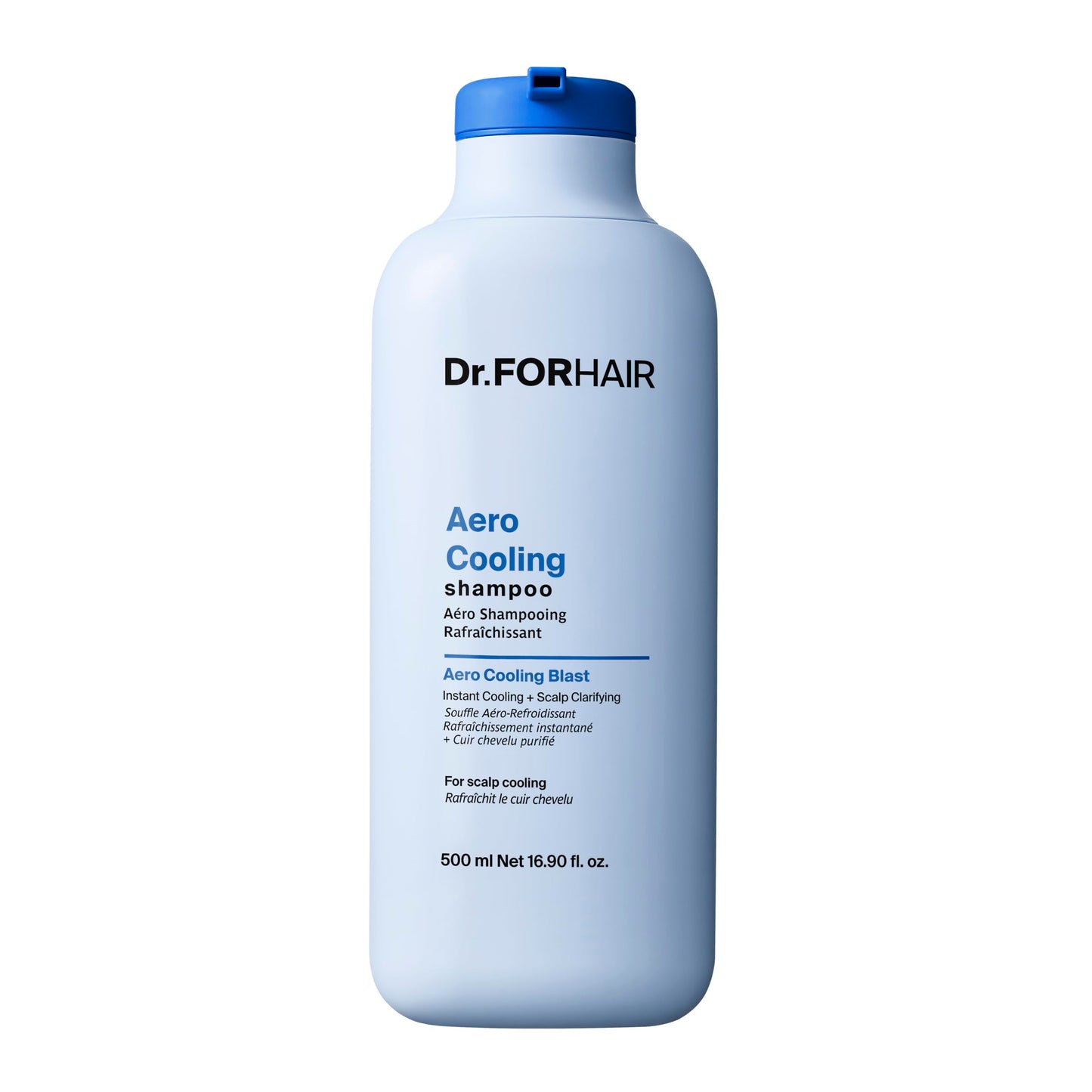 DR.FORHAIR Aero Cooling Shampoo 16.91 fl oz | Korean Hair Care | Clarifying & Cooling Scalp Shampoo, Anti Dandruff | For Hair Thickening & Fuller Looking