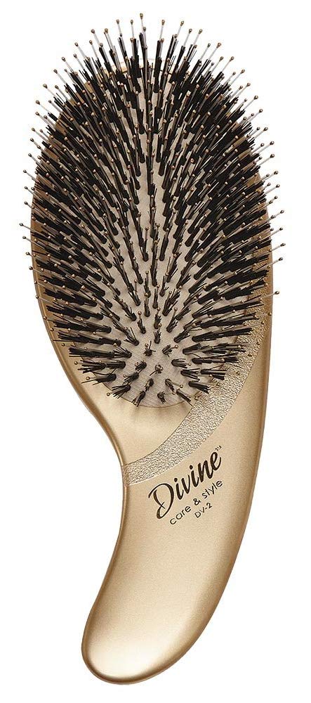 Olivia Garden Divine Paddle Brush for Women and Men - Professional Hair Brush for Thick and Fine Hair - Ideal for Straight, Wavy, and Curly Hair - Ergonomic Design
