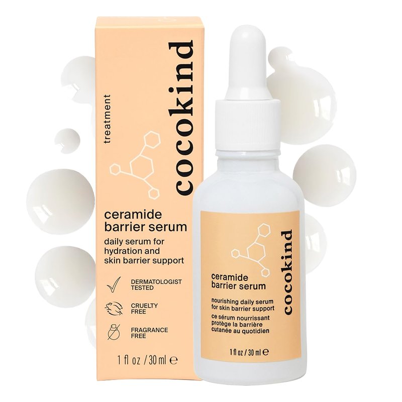 Cocokind Ceramide Barrier Serum - Hydrating Serum for All Skin Types | Fragrance-Free, 1 fl oz