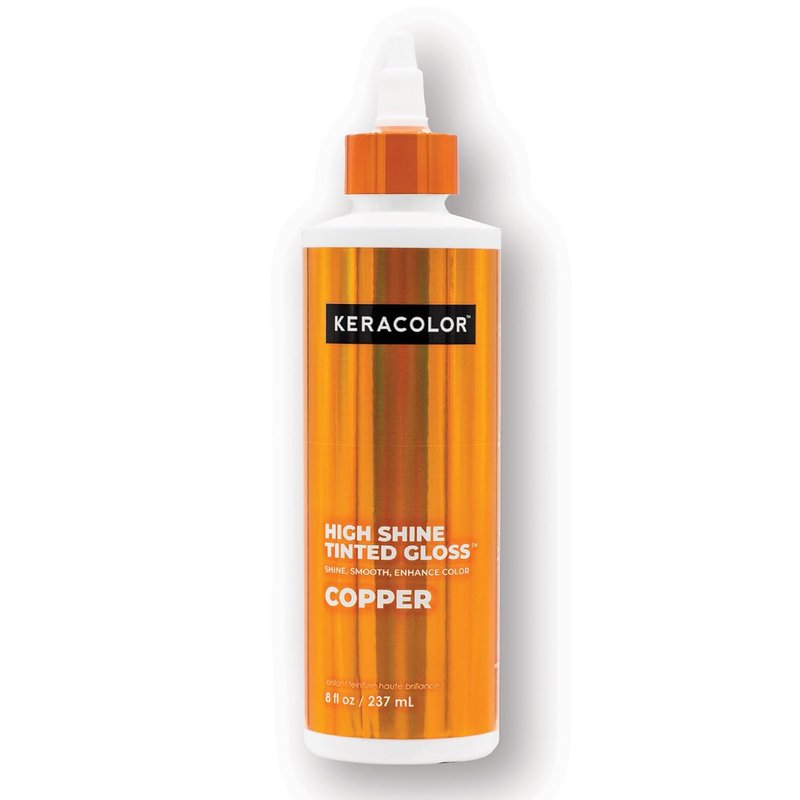 Keracolor High Shine Tinted Hair Gloss - In-Shower Color-Enhancing Treatment | Copper, 8 Fl Oz