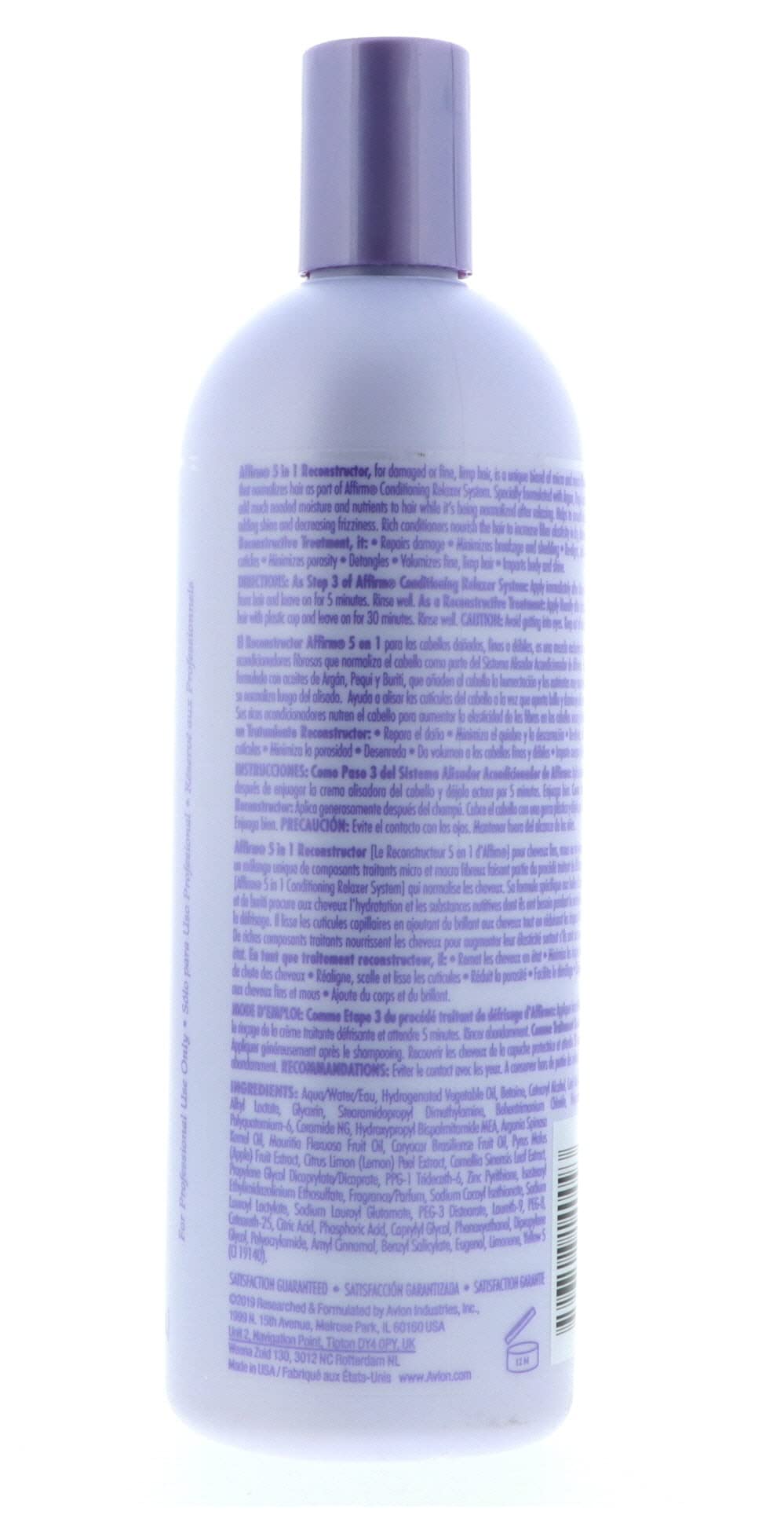 Affirm 5 In 1 Reconstructor by Avlon for Unisex - 16 oz Treatment