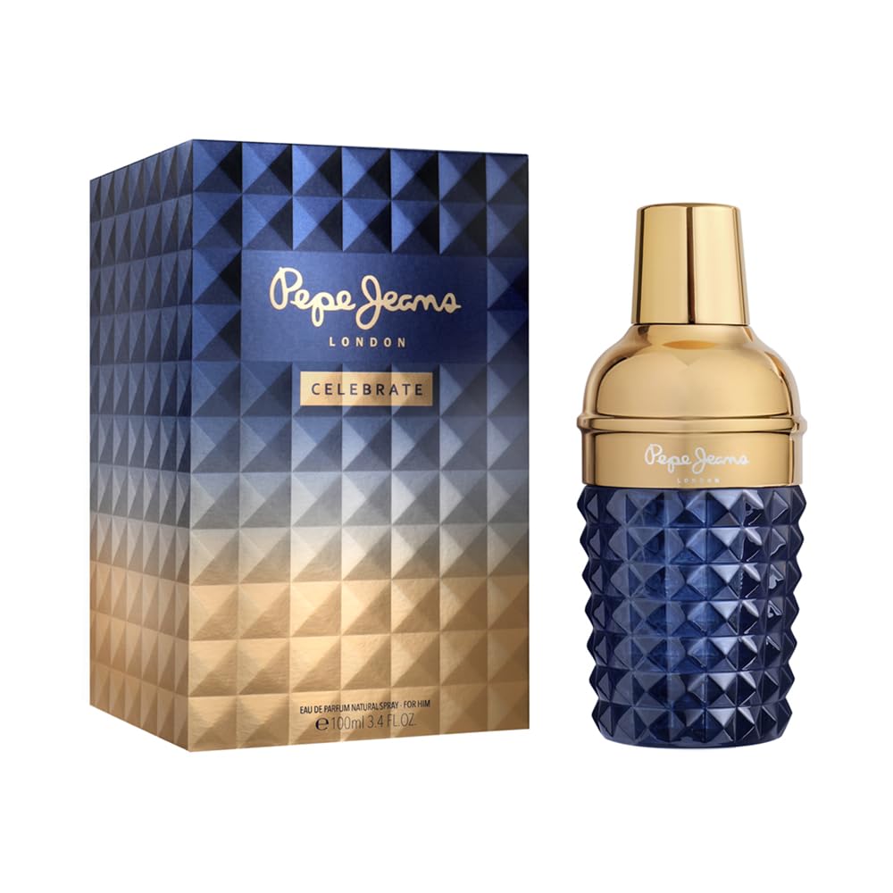 Pepe Jeans London Celebrate Men's EDP Spray - 3.4 oz Fragrance for Him
