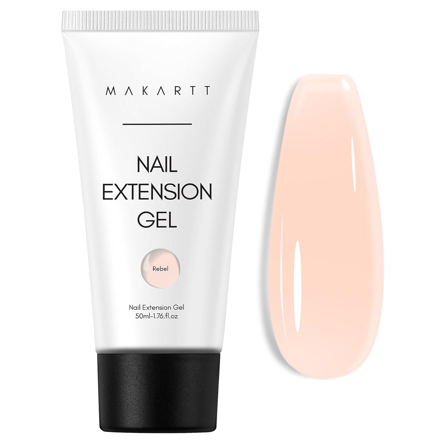 Makartt Poly Nail Gel: Clear 50ML Gel Builder for Natural-Looking Strengthener 3D Molding Gel for Trendy Nail Art-Long-Lasting and Easy to Use Supplies