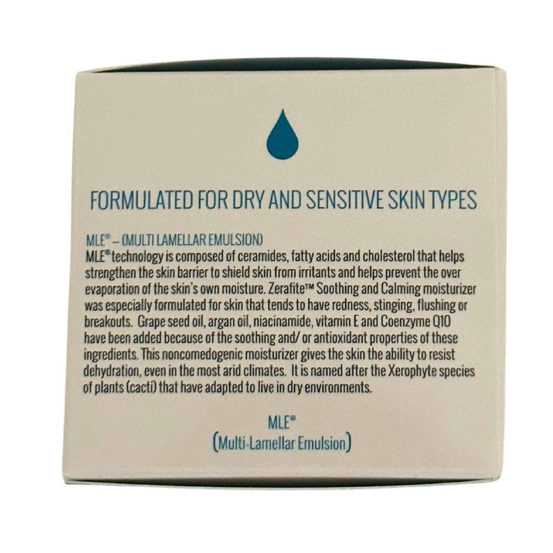 ZERAFITE Soothing and Calming Face Moisturizer for Dry & Sensitive Skin Types (2.2 fl. oz./65 ML)