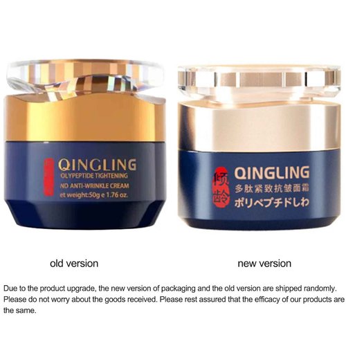 GROHESE Qingling Face Cream, Quinglin Crema Para Arrugas, Qingling Wrinkle Removal Cream, Polypeptide Tightening and Anti-Wrinkle Cream, Facial Neck Eye Cream Anti-Aging for Men & Women (1)