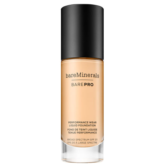 bareMinerals BarePro Performance Wear Liquid Foundation, Golden Ivory 08, 1 Fl Oz
